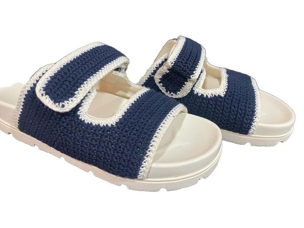 Brand New Marc Fisher LTD Women's Brinleys Crochet Footbed Sandals 7.5